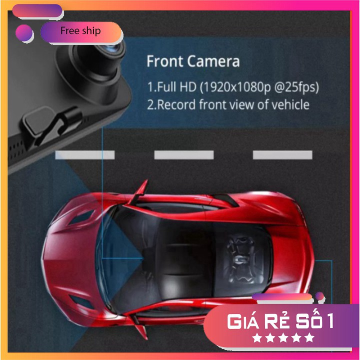Camera hành trình gương ô tô cao cấp Phisung Z68 màn hình 12 inch, 4G, Wifi, GPS B | BigBuy360 - bigbuy360.vn