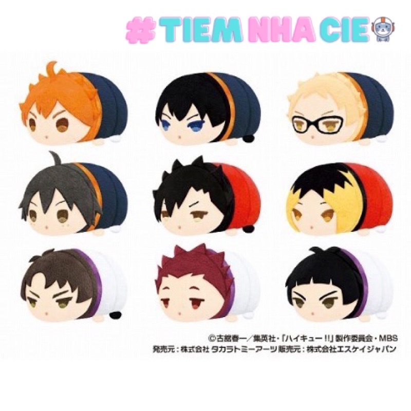 Mochi bông nhân phẩm HQ Haikyuu Chàng Khổng Lồ Tí Hon