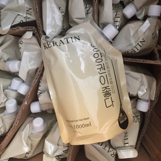 Hấp dầu keratin siêu mượt