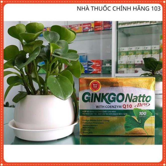 Ginkgo Natto New  - Hỗ trợ giúp phòng ngừa và làm tan cục máu đông, tăng cường tuần hoàn máu não