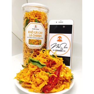 KHÔ GÀ LÁ CHANH ĐẬM VỊ - HÀNG LOẠI 1 - TIÊU CHUẨN XUẤT KHẨU - HỘP 500GR-300GR-100GR