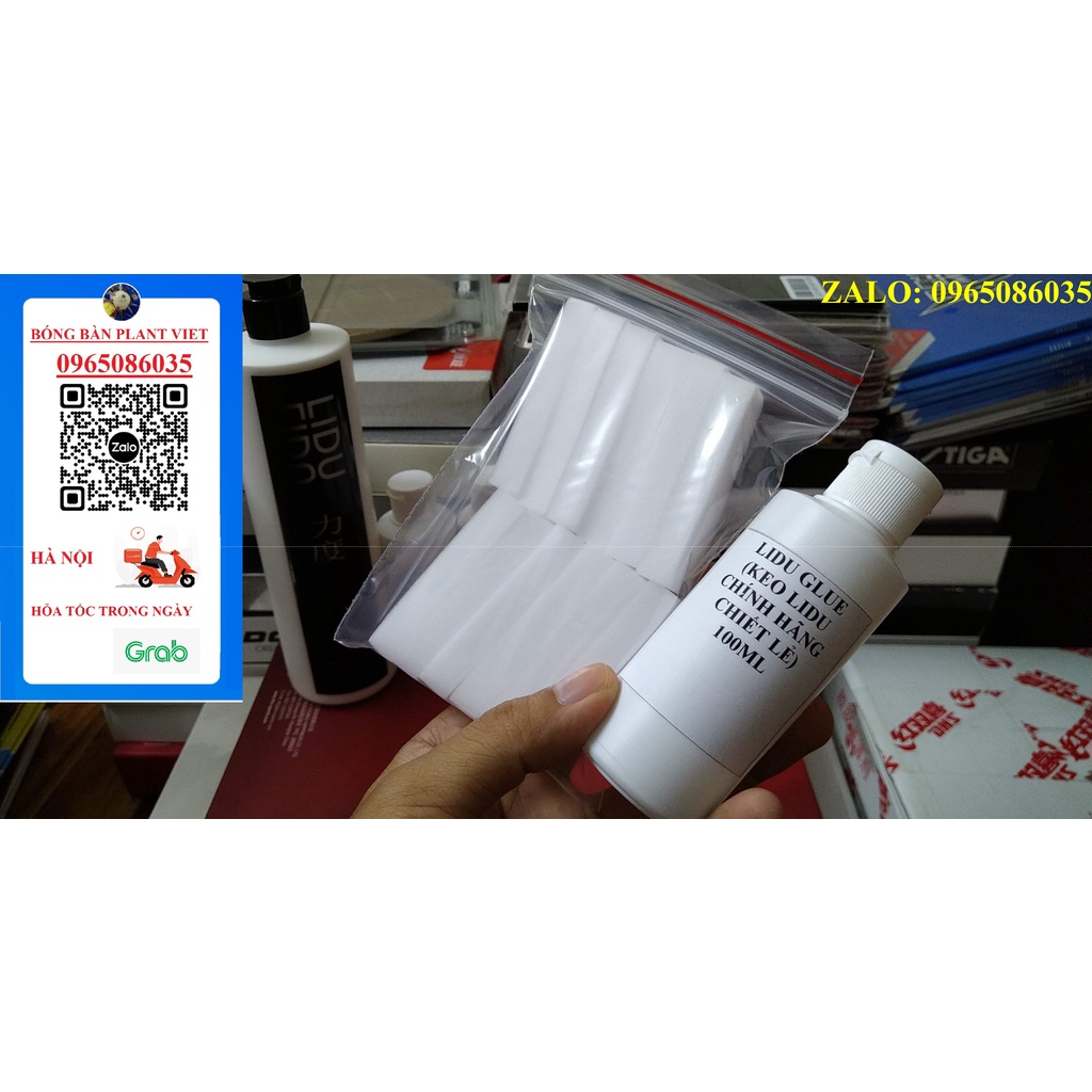 KEO DÁN MẶT VỢT BÓNG BÀN LIDU CHÍNH HÃNG CHIẾT CHAI NHỎ 100ML  và 50ML