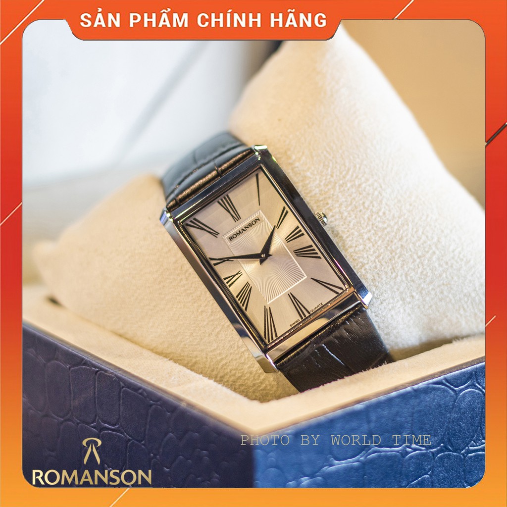 Đồng Hồ Nam Romanson TL0390MWWH [ CHÍNH HÃNG - Full Box ] - Kính Mirena Chống Vỡ - Chống Nước