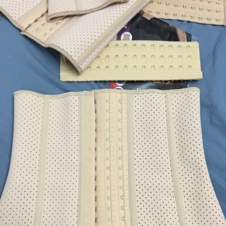Đai nịt bụng cao cấp latex thông hơi, 9 xương 25 cm.