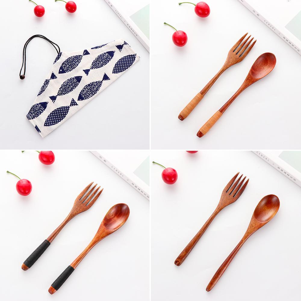 GOGOUP Bộ Muỗng Nĩa Ăn Tráng Miệng Handmade Phong Cách Nhật Bản