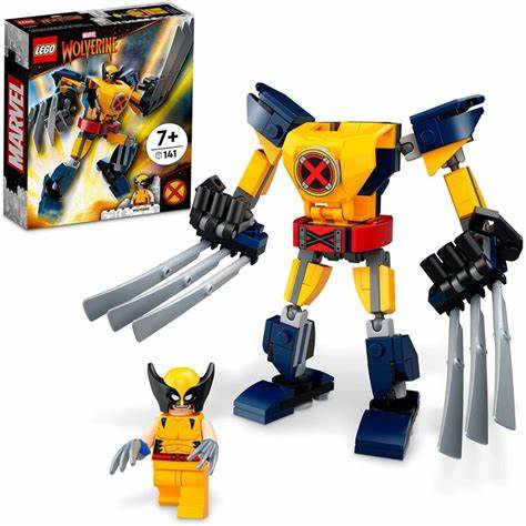 76202 Đồ chơi lắp ráp Iego Marvel Super Heroes X-Men Wolverine Mech Armor - Áo giáp người sói.