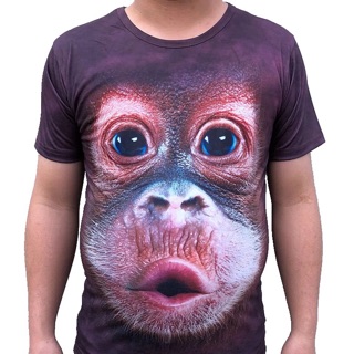 [ORDER] Áo phông khỉ 3D (ảnh thật)