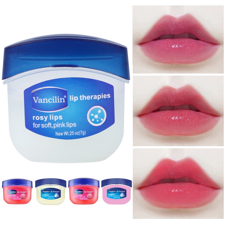 [Hàng mới về] Son dưỡng môi Vaseline chiết xuất thực vật tự nhiên ngăn nứt nẻ môi