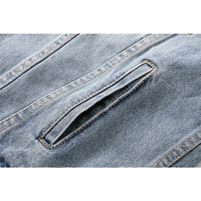 Áo bò ESENTIALS Ss20 - Denim jacket FEAR OF GOD SS20 / Denim jacket ESENTIALS ss20