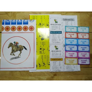 Cờ cá ngựa cờ tỷ phú 2 trong 1
