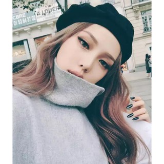 Bộ 24 móng tay giả đen nhọn (kèm keo)