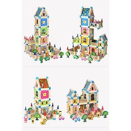 Đồ chơi ghép hình mô hình nhà thông minh 3D cho bé từ 4-10 tuổi
