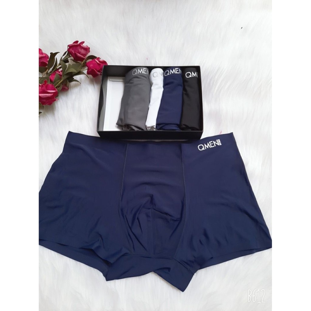 Quần lót nam ❤️FREESHIP❤️ Quần sịp nam boxer cotton QMEN chất thun lạnh cao cấp