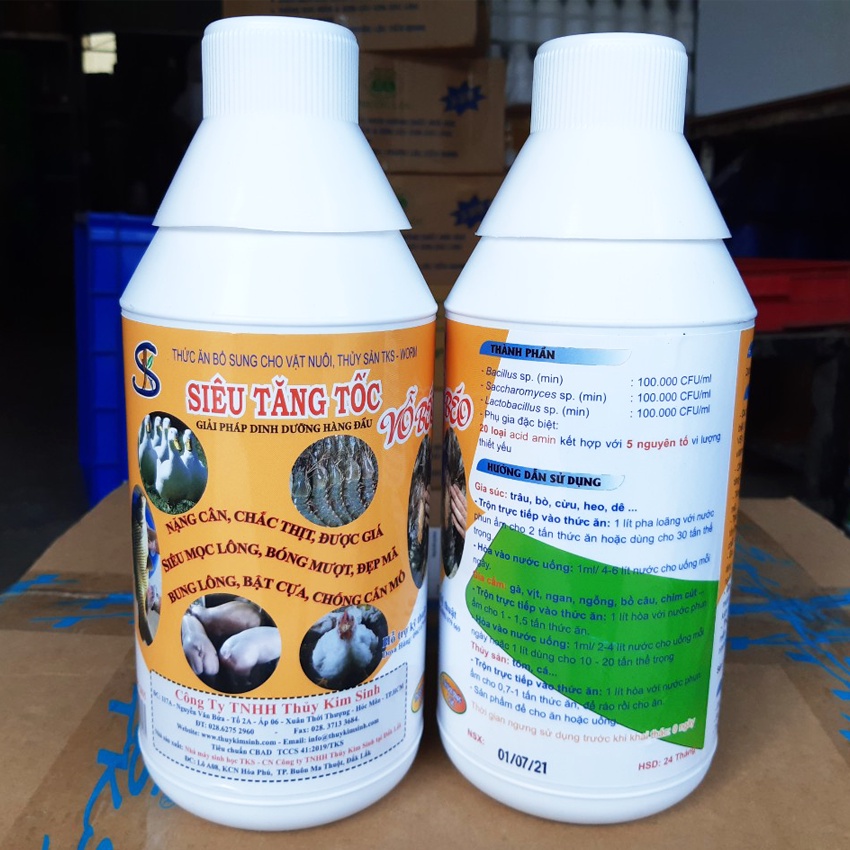 TKS-SIÊU TĂNG TỐC VỖ BÉO Chắc Thịt, Nặng Cân, Bung Đùi, Đẹp Mã - Chai 1 lít