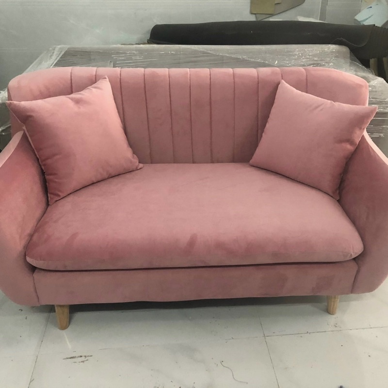 ghế sofa mini nhỏ cho bé 1m2x80 chất vải nhập khẩu mịn êm ái khung sườn gỗ tự nhiên chắc chắn Trường Mai Sài Gòn