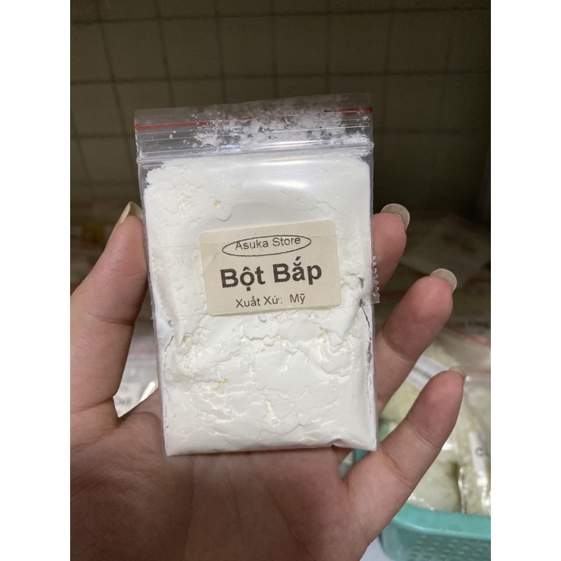 Tinh Bột bắp (10g) (50g) (100g)- Nguyên Liệu Mỹ Phẩm Handmade