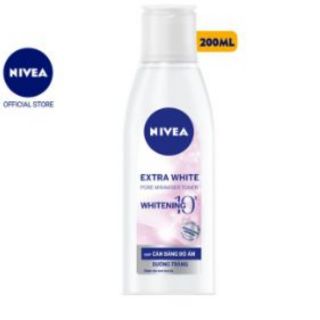 Nước hoa hồng NIVEA Extra White dưỡng trắng da & se khít lỗ chân lông (200ml)