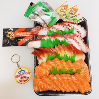 Sashimi set cá hồi - cá trích - sò đỏ - ảnh sản phẩm 6