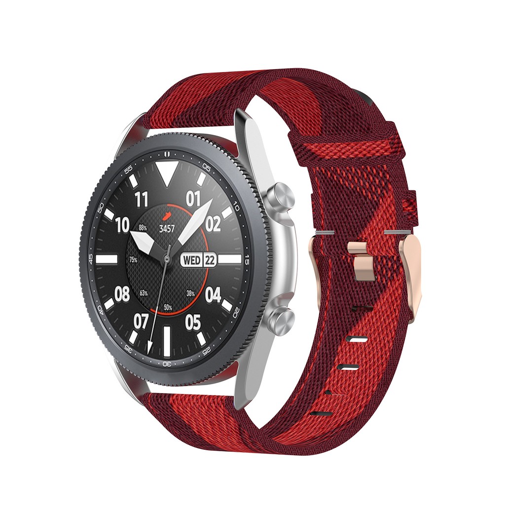 Dây vải họa tiết cao cấp cho đồng hồ điện tử thể thao thời trang Galaxy Watch / Huawei / Amazfit / Garmin PKHRSMS002