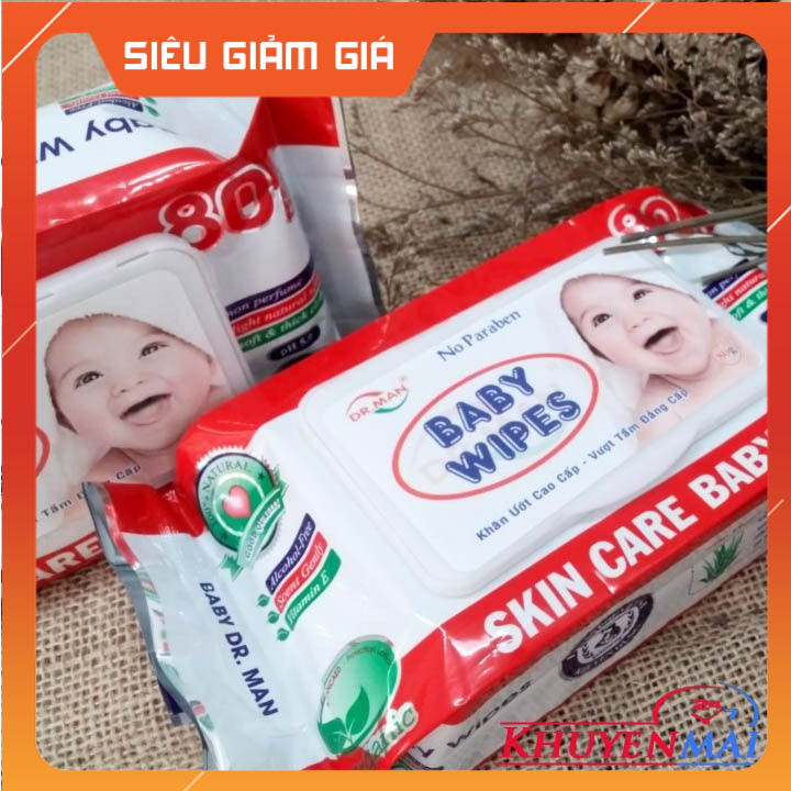 KHĂN ƯỚT THIÊN PHÚC 100 TỜ CHÍNH HÃNG