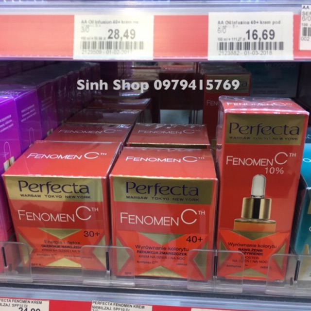 Kem dưỡng trắng da chống lão hoá fenomen C balan