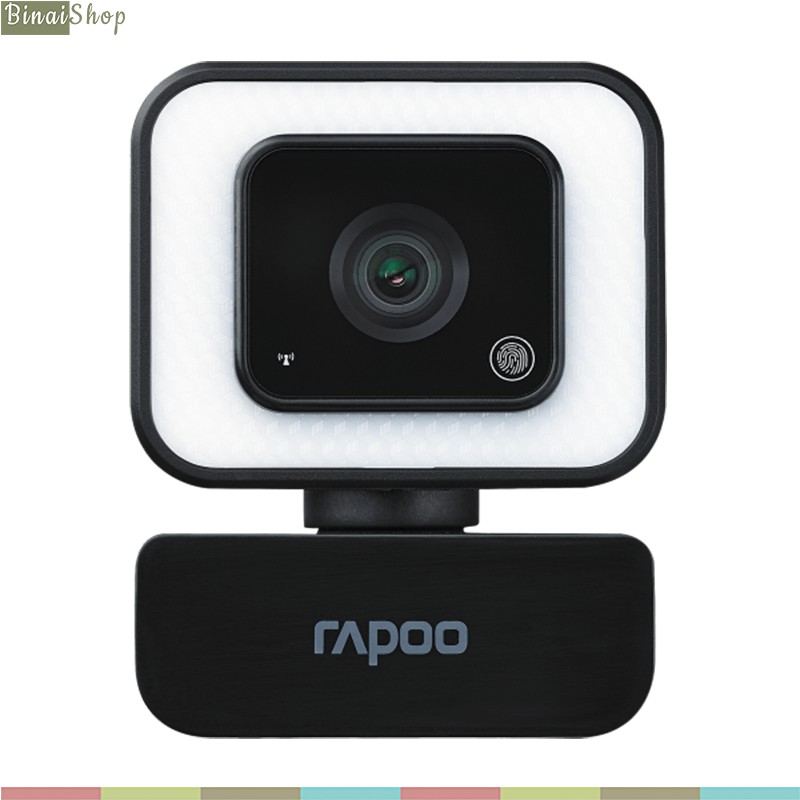 [BH 2 năm] Rapoo C270L - Webcam Họp Trực Tuyến Lấy Nét Tự Động HD 1080p, Góc Siêu Rộng 105°