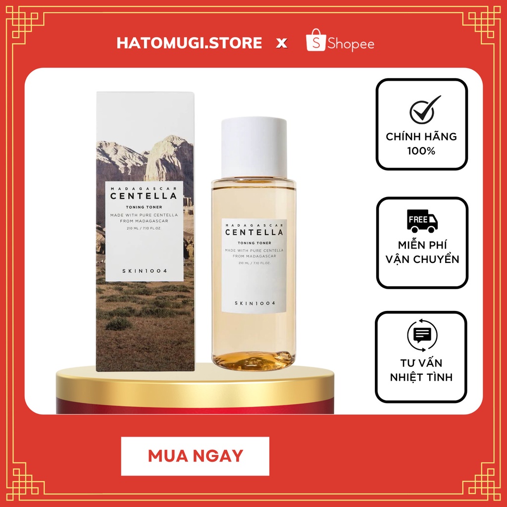 Nước Hoa Hồng Rau Má Skin1004 Madagascar Centella Toning Toner 210ml