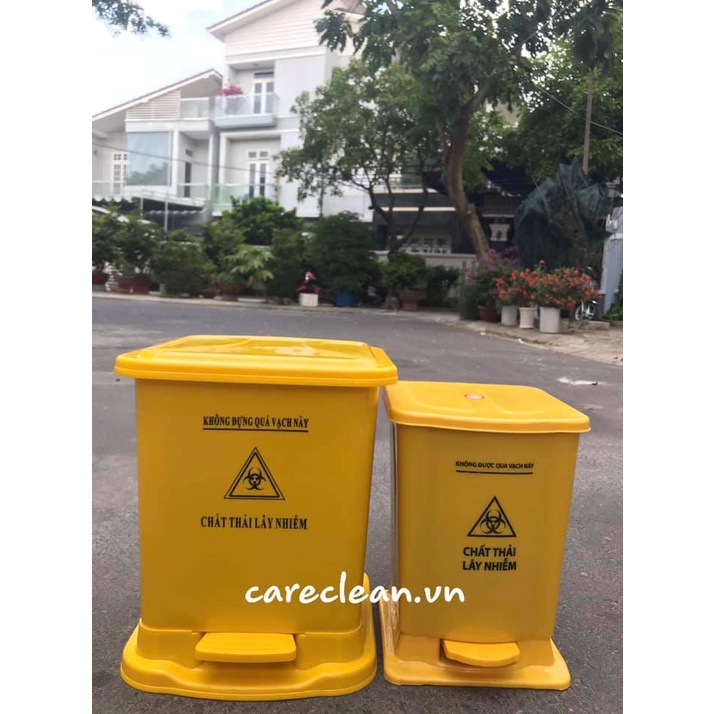 THÙNG RÁC 30L CÓ CHÂN ĐẠP