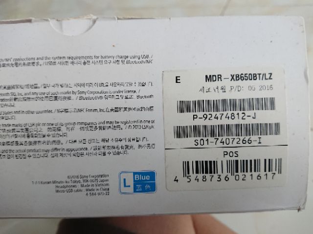 Tai nghe không dây Sony ExtraBass MDR-XB650BT