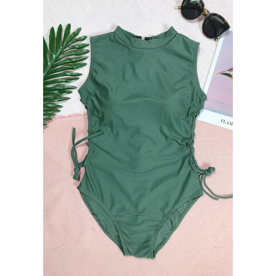 Bikini liền dây đan hông đa dạng màu mặc đi biển chụp ảnh đẹp | BigBuy360 - bigbuy360.vn