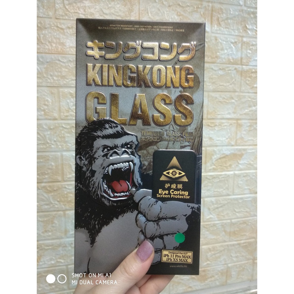 Kính Cường Lực KINGKONG Lọc ánh sáng xanh bảo vệ mắt cho IPhone 7 plus - Iphone 11 Pro MaxMiếng dán màn hình