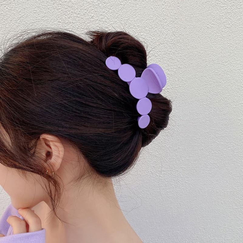 Bộ Sưu Tập Kẹp Tím Thủy Chung Phụ Kiện Tóc Đồng Màu Sang Trọng Xu Hướng Thời Trang Mới