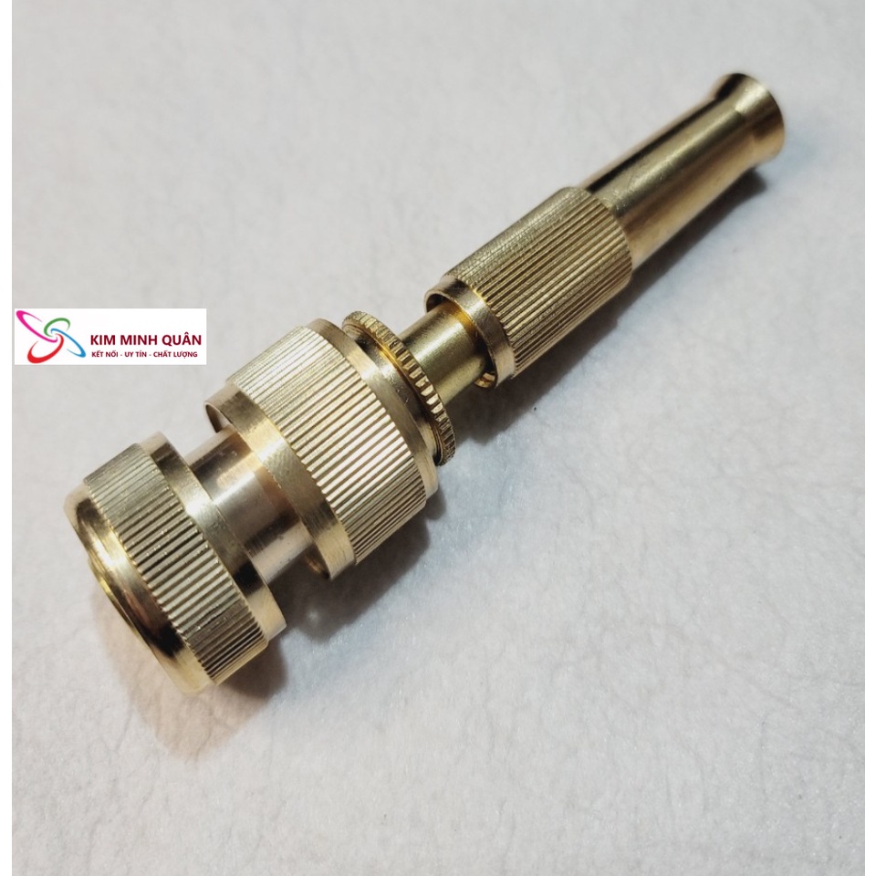 Súng Phun Nước 1 Tia Đồng Kèm Đầu Nối Ống Mềm M0016 CMART