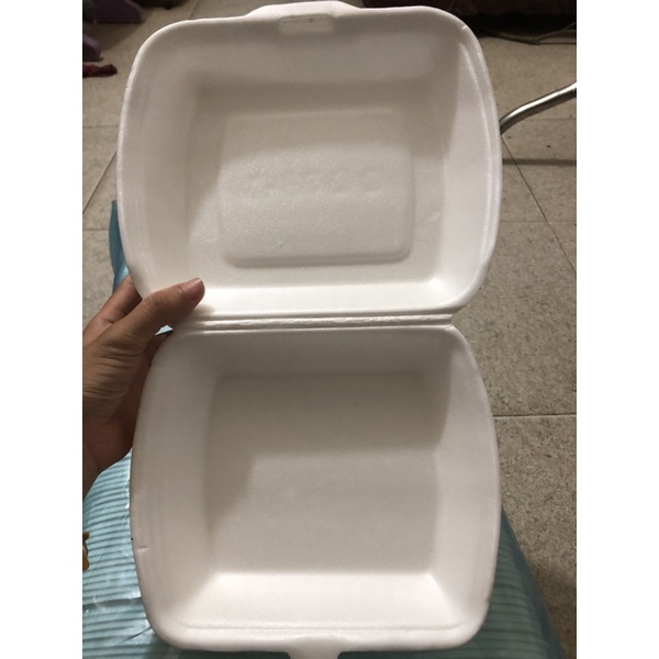 30 cái hộp xốp to đựng cơm, thức ăn,,,, hàng đẹp, dày dặn