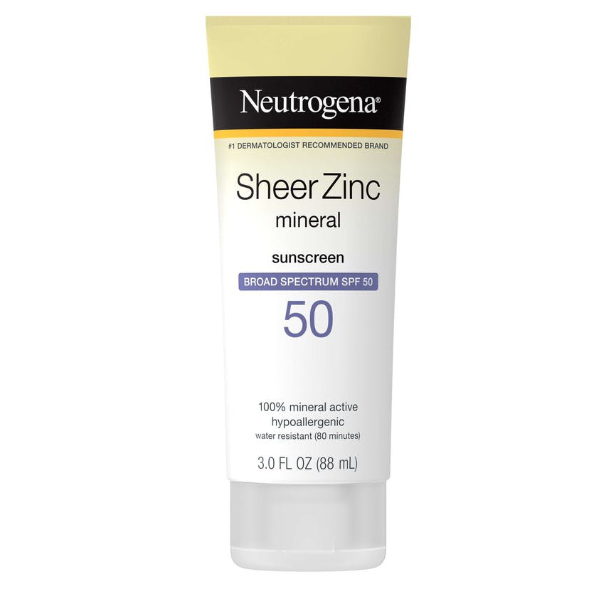 Kem Chống Nắng Nâng Tone Nhẹ Neutrogena Sheer ZinC Dry Touch SPF 50 (88ml)