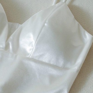 Áo Bra Satin Phi Bóng Bản To Không Gọng - Áo Bralette Trơn Vải Bóng Lụa Thiết Kế Đơn giản Nâng Ngực Nhẹ | BigBuy360 - bigbuy360.vn