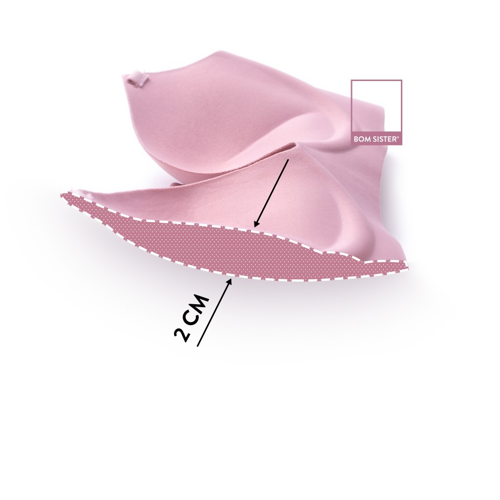 Áo lót không gọng mút vừa su đúc màu trơn cài sau nâng ngực tự nhiên BOM SISTER A903 | BigBuy360 - bigbuy360.vn