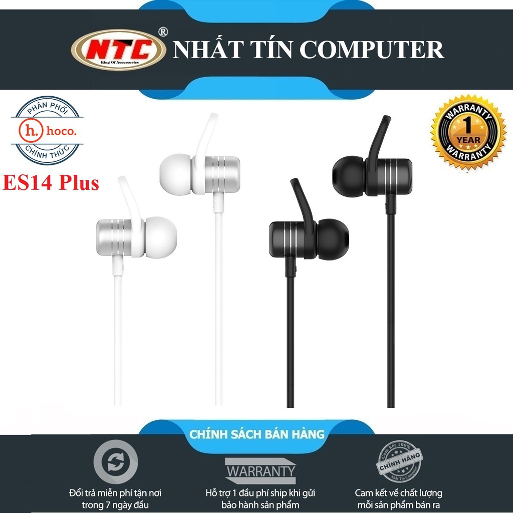 Tai nghe bluetooth thể thao Hoco ES14 Plus Breathing sound V4.2 - Hãng phân phối chính thức