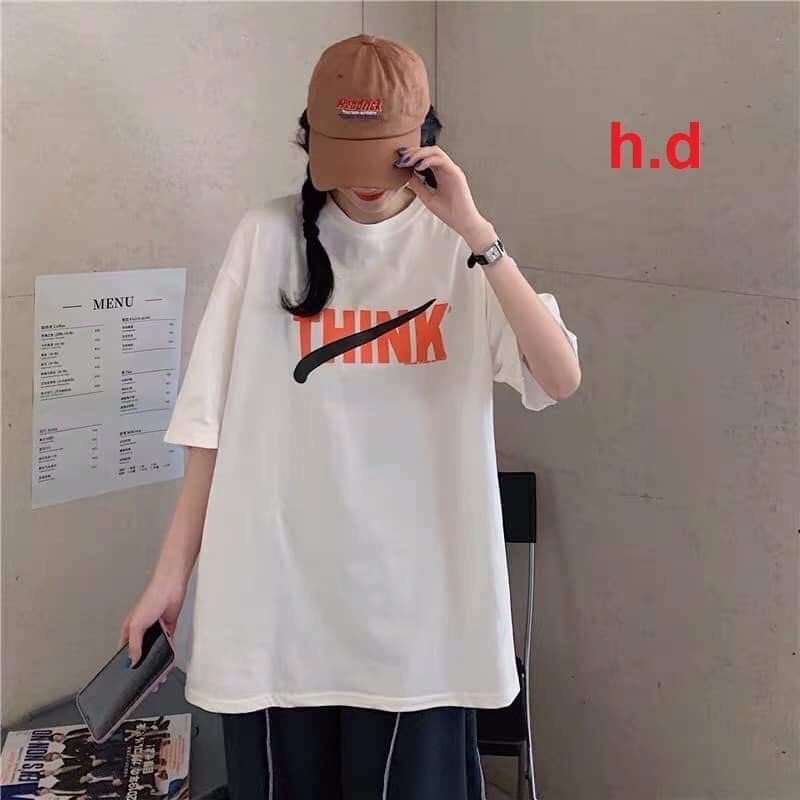 Áo phông THINK gạch chéo HD6