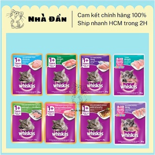 PATE Whiskas gói cho mèo 85GR chọn vị