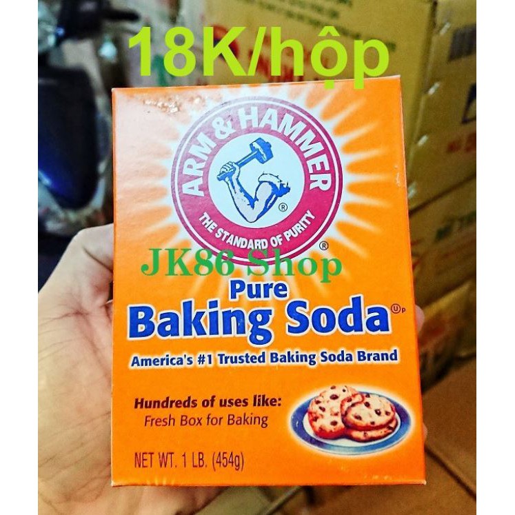 1 hộp bột Baking Soda đa công dụng 454g - Nhập khẩu từ Mỹ