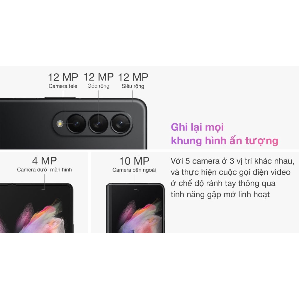 Điện Thoại Galaxy Z Fold 3 5G 256GB Chính hãng SSVN
