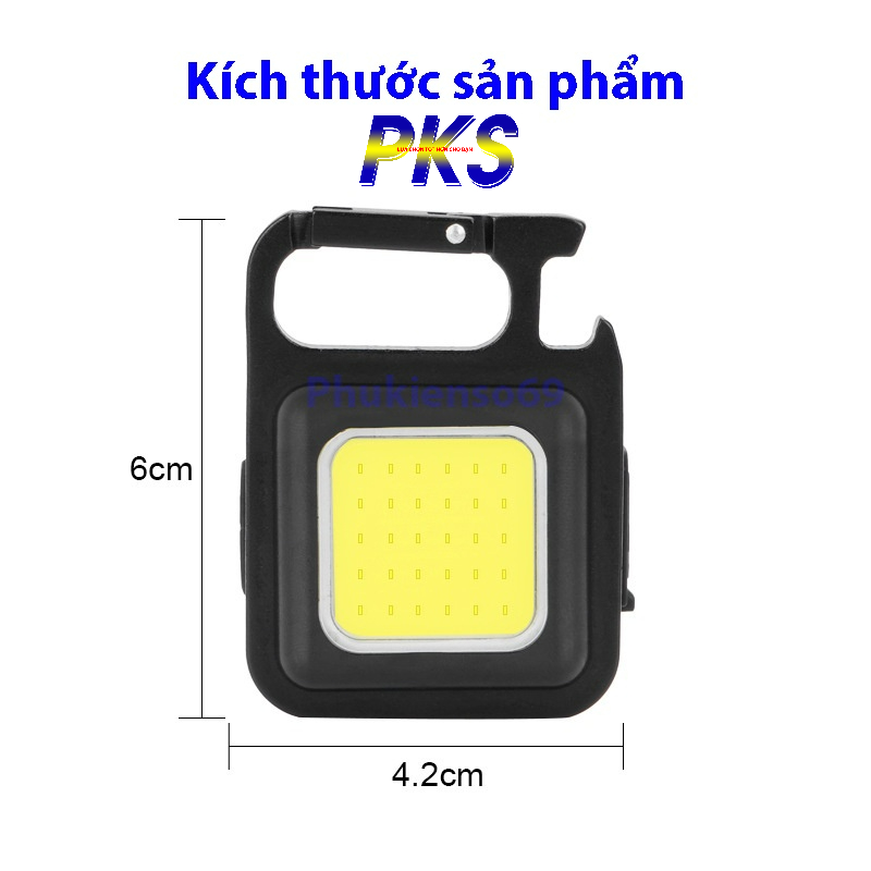 [Video] Đèn mini siêu sáng đa chức năng - 3 chế độ sáng, nam châm, mở nắp bia, móc treo, chống nước, sạc...