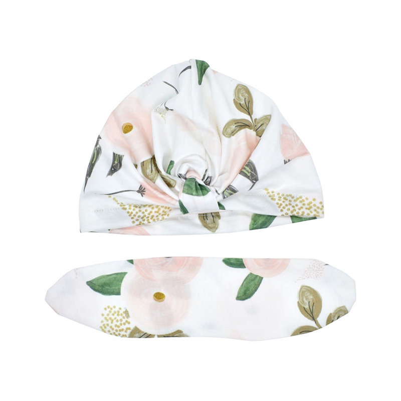 Mũ Turban Buộc Đầu Cho Bé Sơ Sinh Từ 5-10 Tháng Tuổi