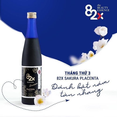 82X PLACENTA SAKURA PREMIUM (DÒNG CAO CẤP) 450.000mg Nhau Thai "Heo Hạnh Phúc" - Nước Uống Đẹp Da Đến Từ Nhật Bản