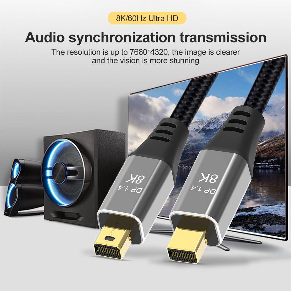 Dây Cáp Kết Nối Máy Tính Laptop Chuyển Đổi Từ Mini DP Sang Mini DP MDP 8K @ 60Hz