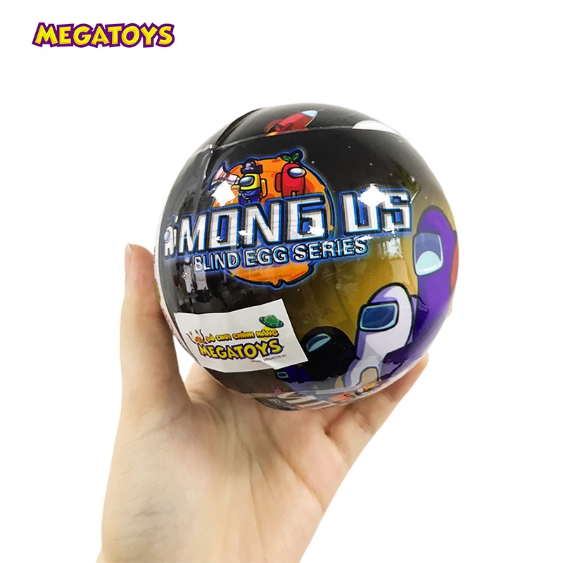 545F - Trứng mô hình nhân vật game Among Us  kèm phụ kiện và thẻ bài  - MGT