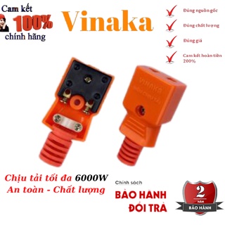 Phích nối điện ổ cắm nối âm nối tiếp dây điện siêu chịu tải 6000w VINAKA PN2