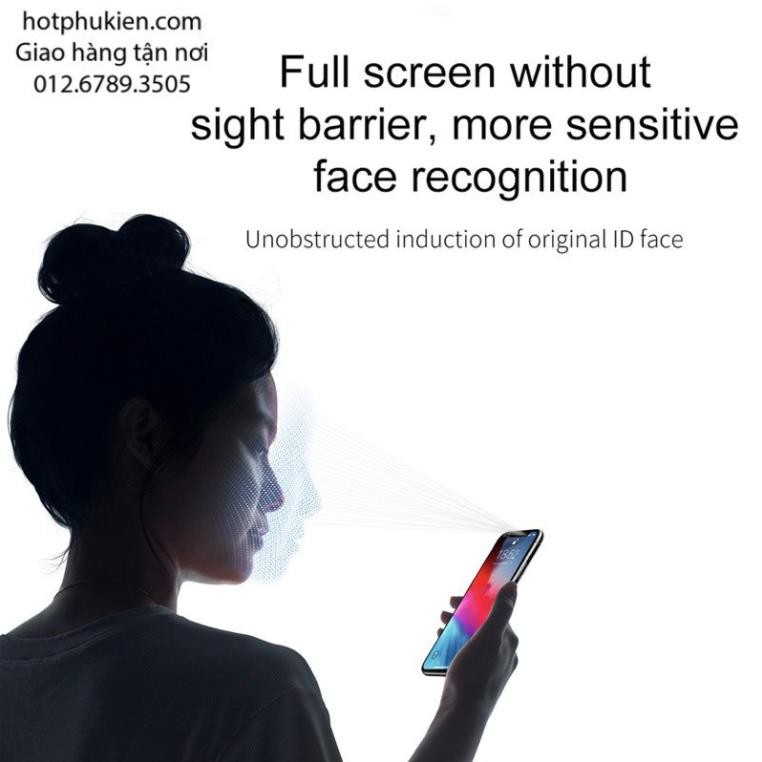 [BH 1 ĐỔI 1] Miếng dán kính cường lực màn hình iPhone XR Baseus mỏng 0.3mm thế hệ mới mặt kính phủ nano