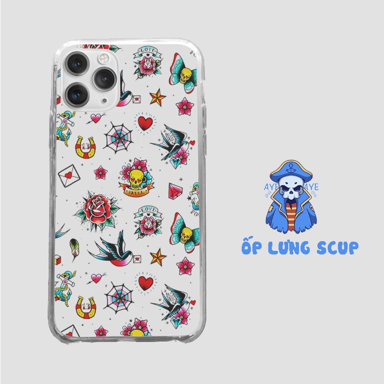 Ốp Lưng SCUP sticker haloween cho iphone 5 - iphone 12 SKU06210407